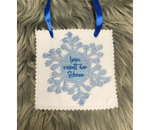 ADVENTSKALENDER 21. Dezember - Stickserie - ITH Kerzenteppich Tasche